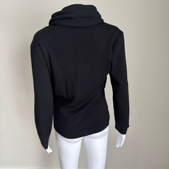 VTG Cache Made In Italy Merino Wool Long Wrap Sweater Size M - Picture 10 of 10